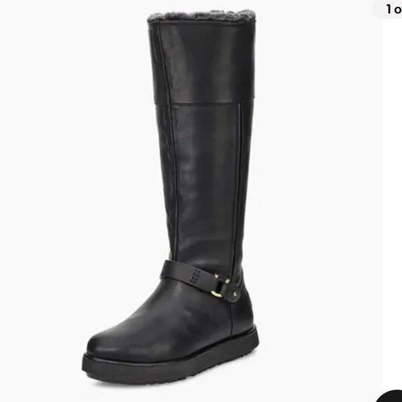 Knee High Boots Long Leather Ugg Boots UGG CLASSIC FEMME TALL OVER